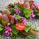 Native and tropical flower arrangements