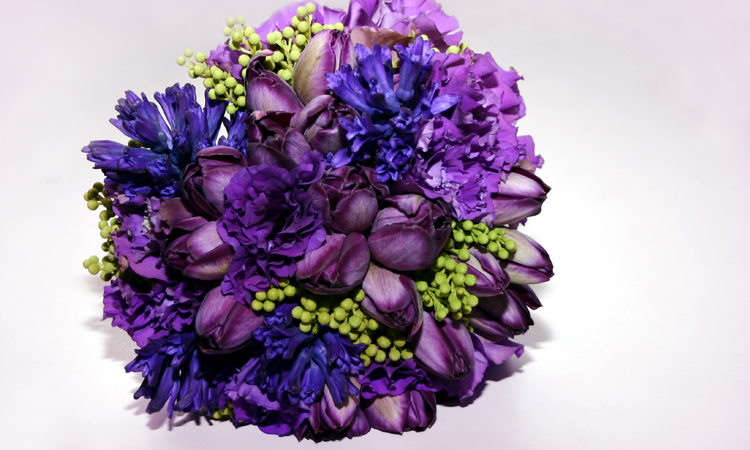 purple bouquet