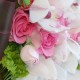 rose and cymbidium bouquet