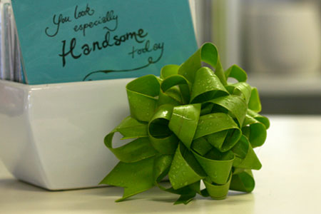frech green leaf rosette corsage buttonhole