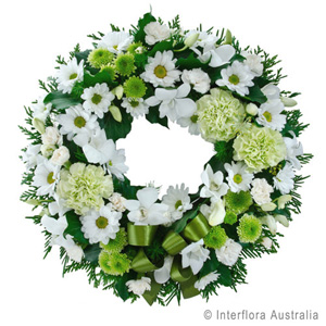white-floral-wreath-round