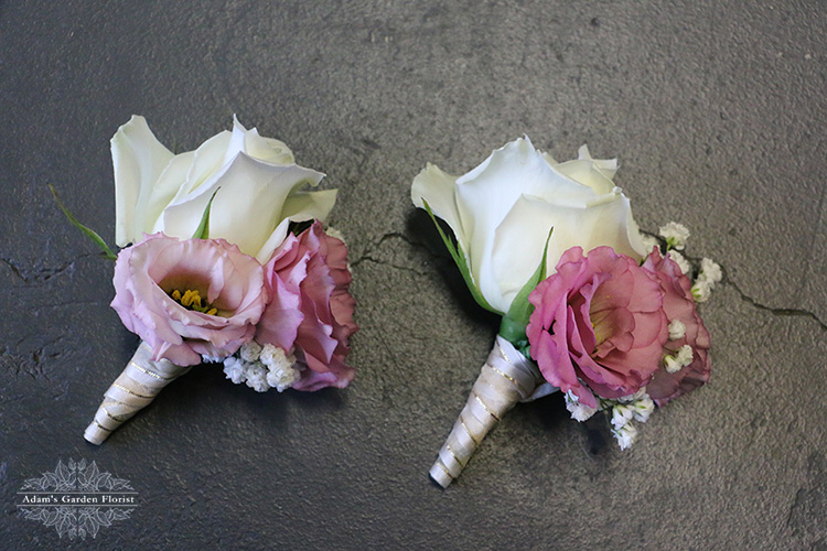 sweet corsages wedding gold coast white roses