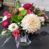 bouquet in a vase, pinks and creams. Gold Coast delivery