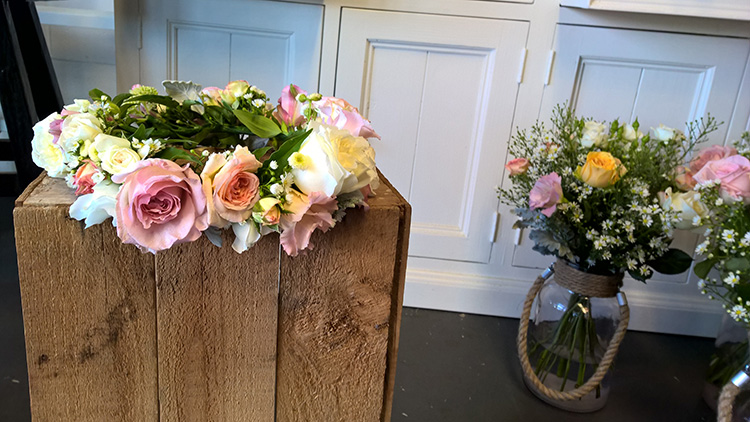 rustic flower crown