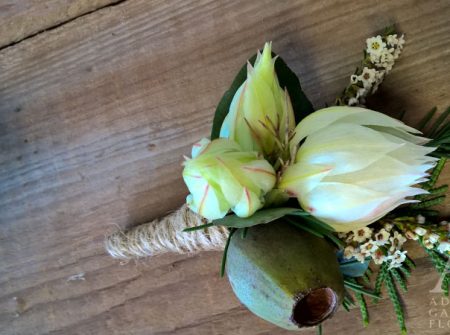 native buttonhole wedding flowers gold coast