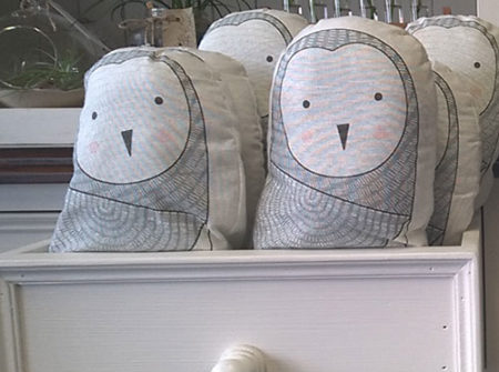 owl cushion soft toy gift gold coast