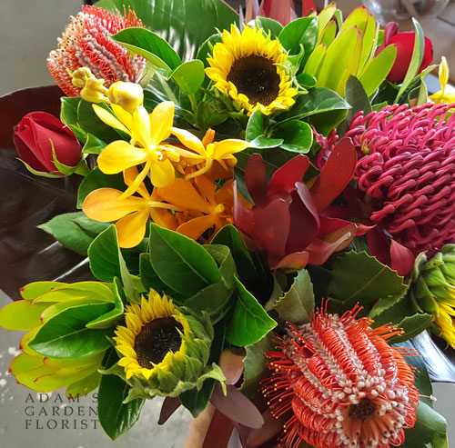 Native and tropical flower bouquet Gold Coast