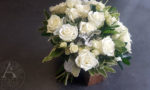 White rose wedding bouquet Gold Coast