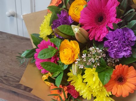 bright bouquet from best florist Gold Coast