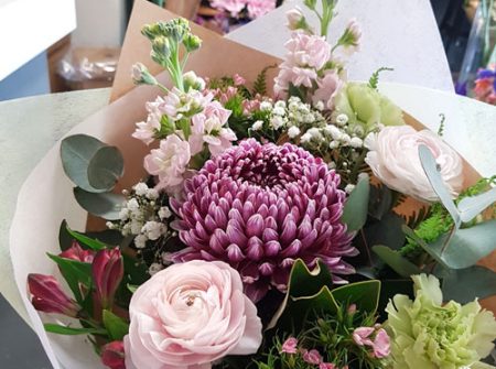 beautiful bouquet cottage style from best florist in Parkwood