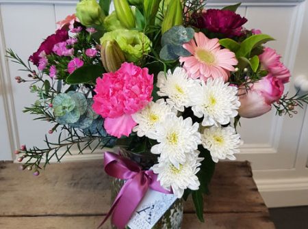 bouquet in a vase for Southport delivery