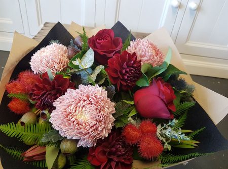 burgundy-seasonal flowers gold coast delivery parkwood florist