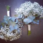 bridesmaids baby's breath posies Gold Coast wedding flowers