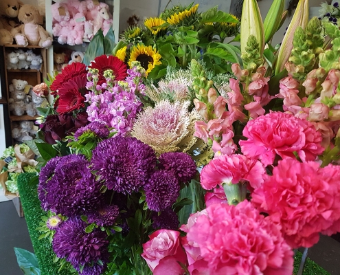 Adam's Garden Florist Gold Coast shop flower display